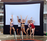 twelve foot party movie package